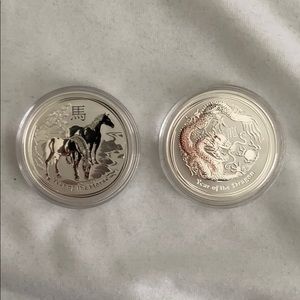 2 x 1 oz Silver Coins